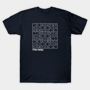 i'm easy - sudoku fun T-Shirt